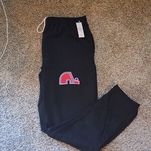 Black Quebec Nordiques Sweatpants